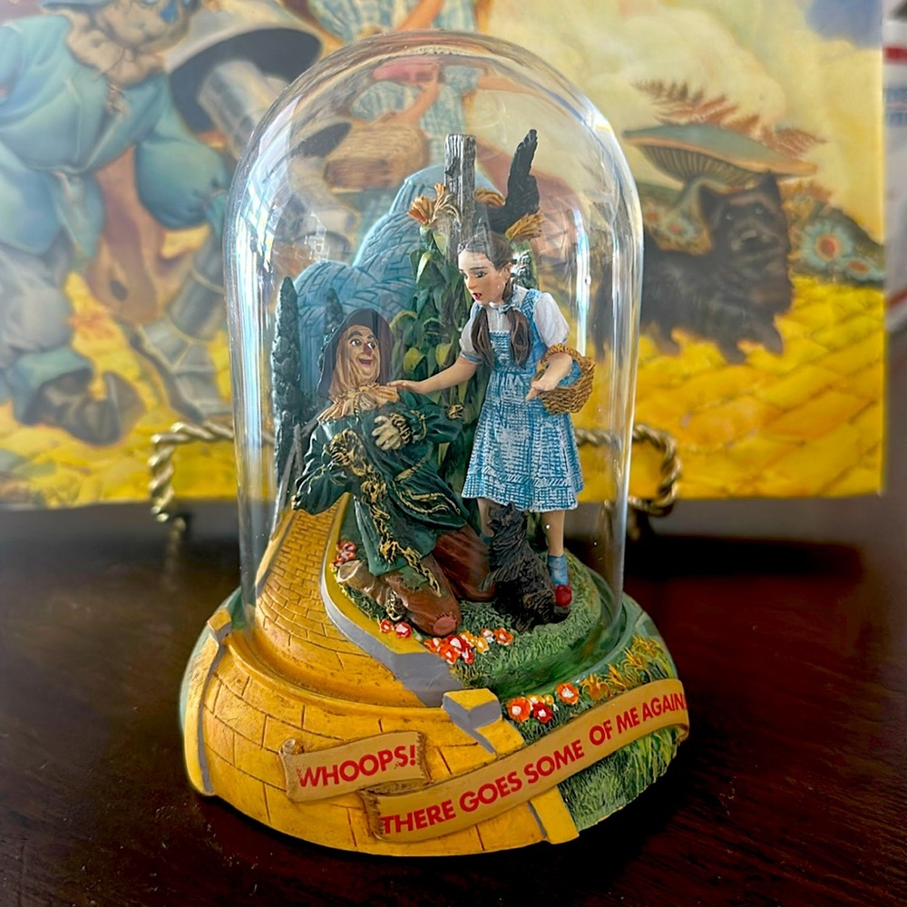 Wizard of OZ Whoop! There Goes Some Of Me Again! Music Box Franklin Mint LE Dome